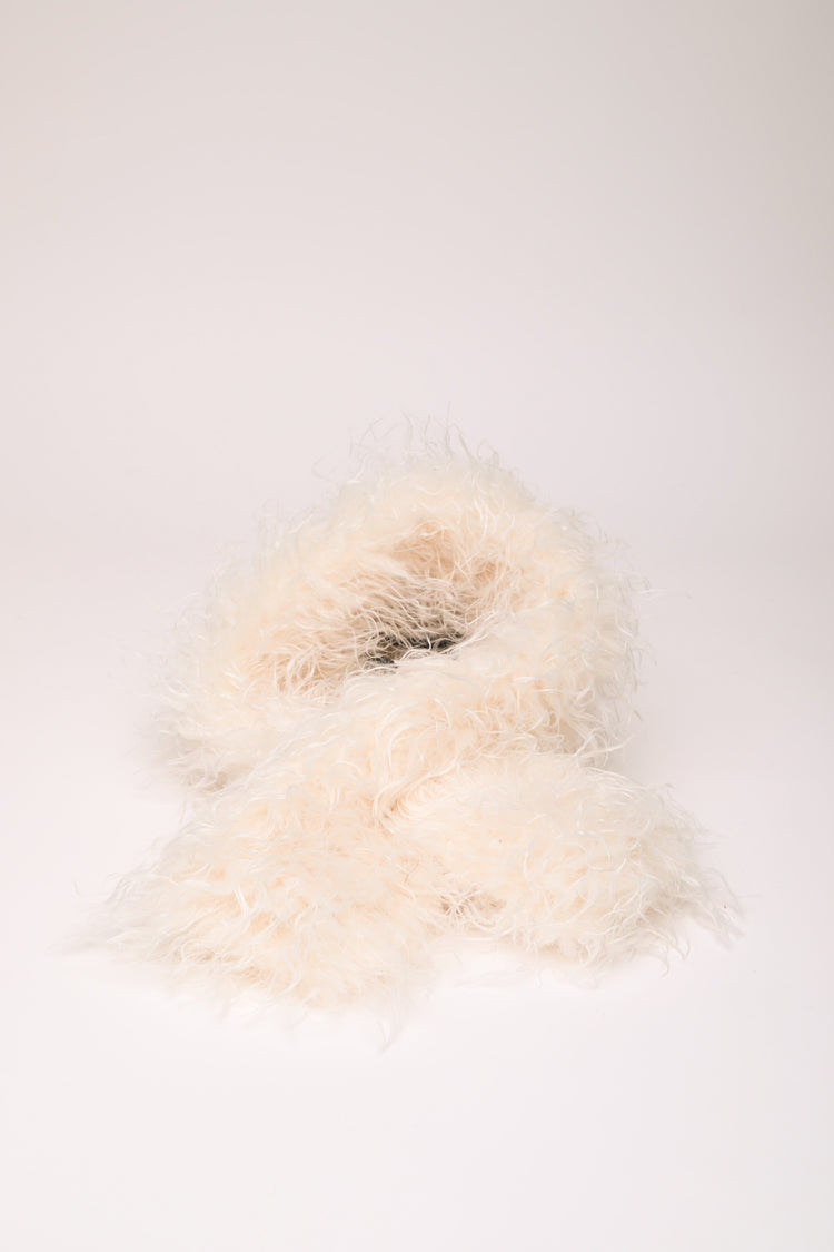 Sciarpa in faux fur hairy