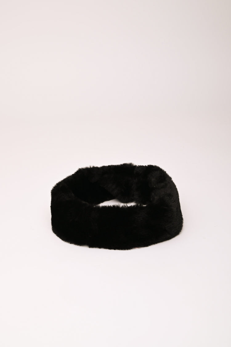 Fascia in faux fur
