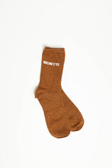 Calzini Bichette in maglia lurex cognac