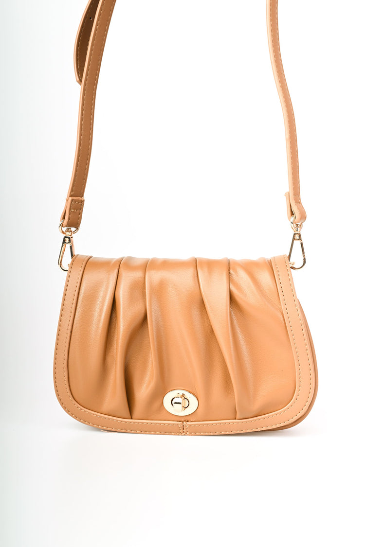 Borsa stile vintage con pieghe