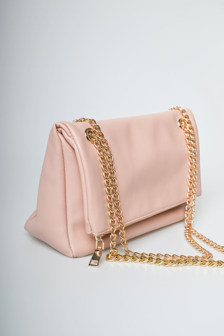 Borsa con tracolla scorrevole a catenella
