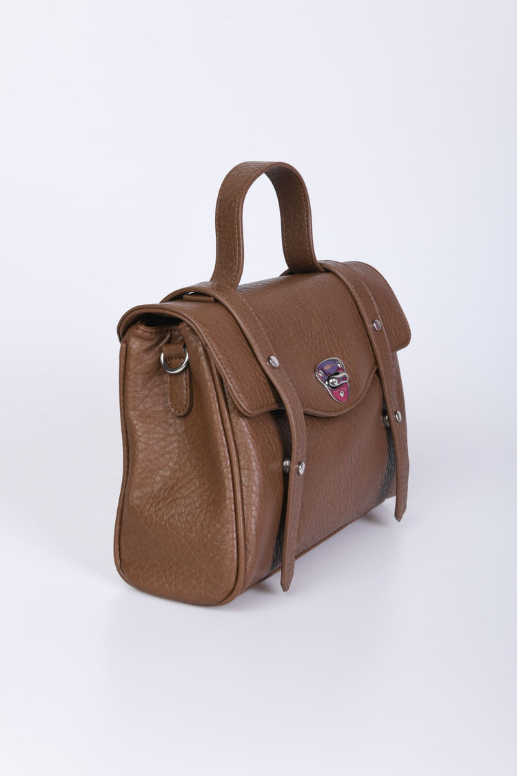 Borsa a cartella in similpelle