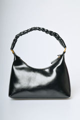 Borsa con manico intrecciato