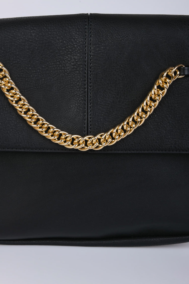 Borsa con catenella e zip