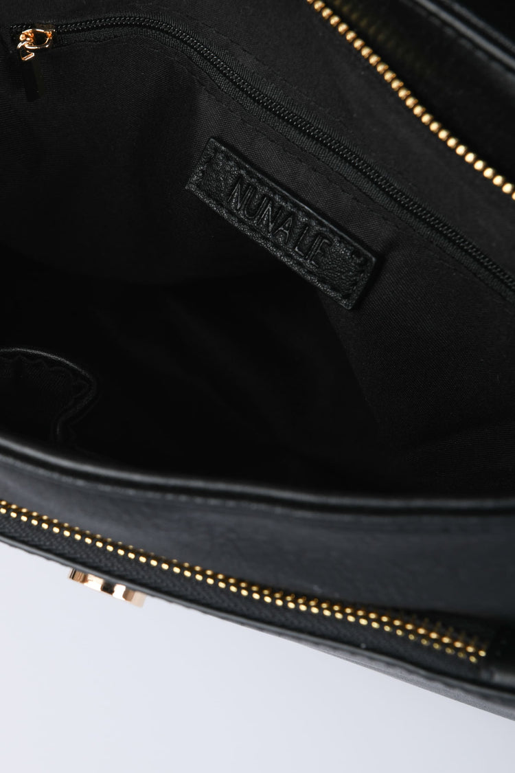 Borsa con catenella e zip