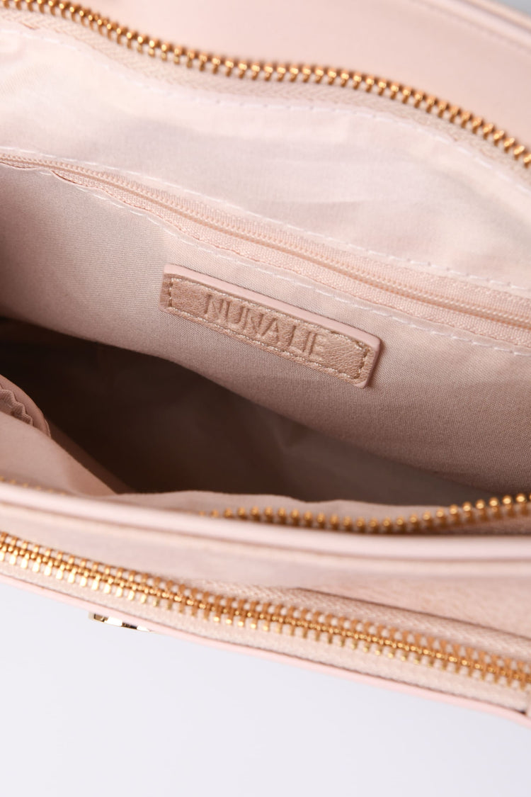 Borsa con catenella e zip