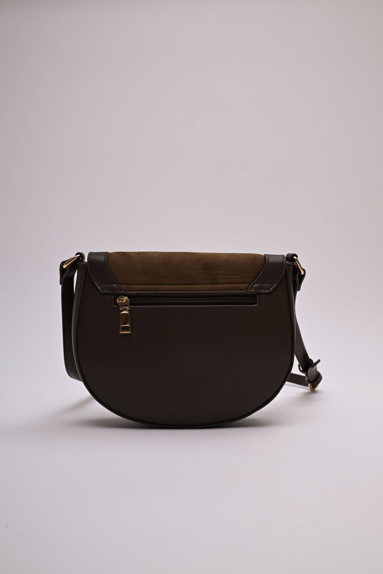 Borsa a tracolla bi-materiale