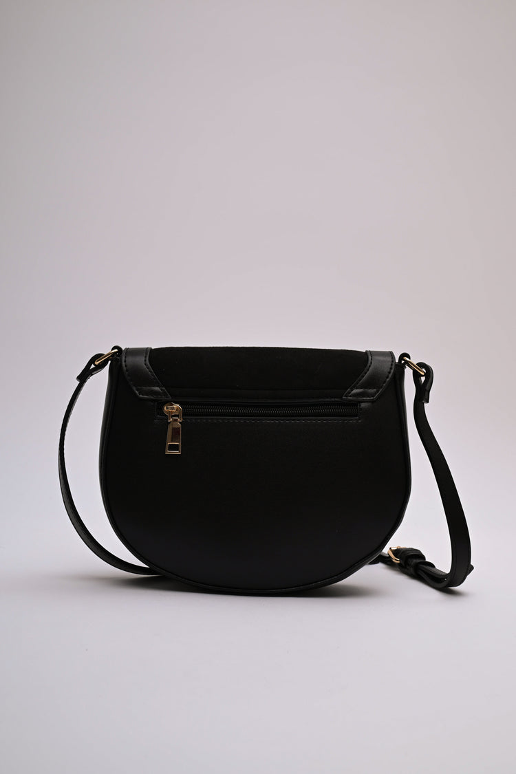 Borsa a tracolla bi-materiale
