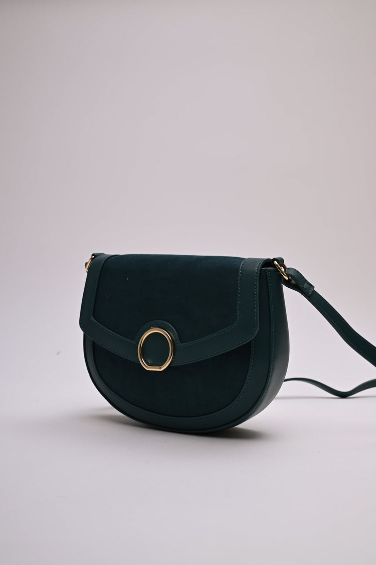 Borsa a tracolla bi-materiale