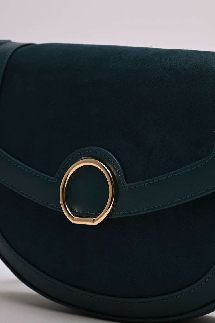 Borsa a tracolla bi-materiale