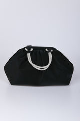 Pochette con manici in strass