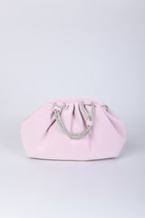 Pochette con manici in strass