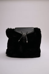 Zaino piccolo in fax fur
