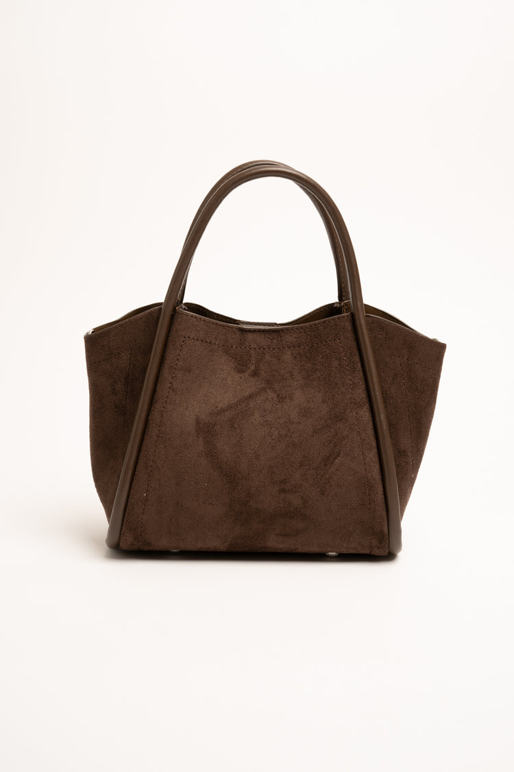 Borsa a spalla marrone