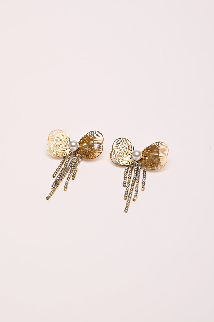 Set collana + orecchini con fiocco