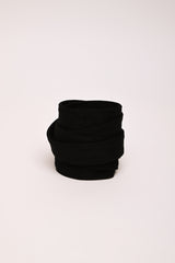 Cintura a fascia in faux suede