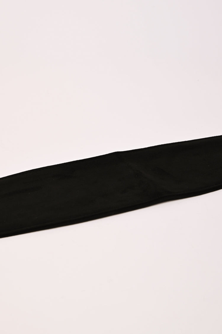 Cintura a fascia in faux suede
