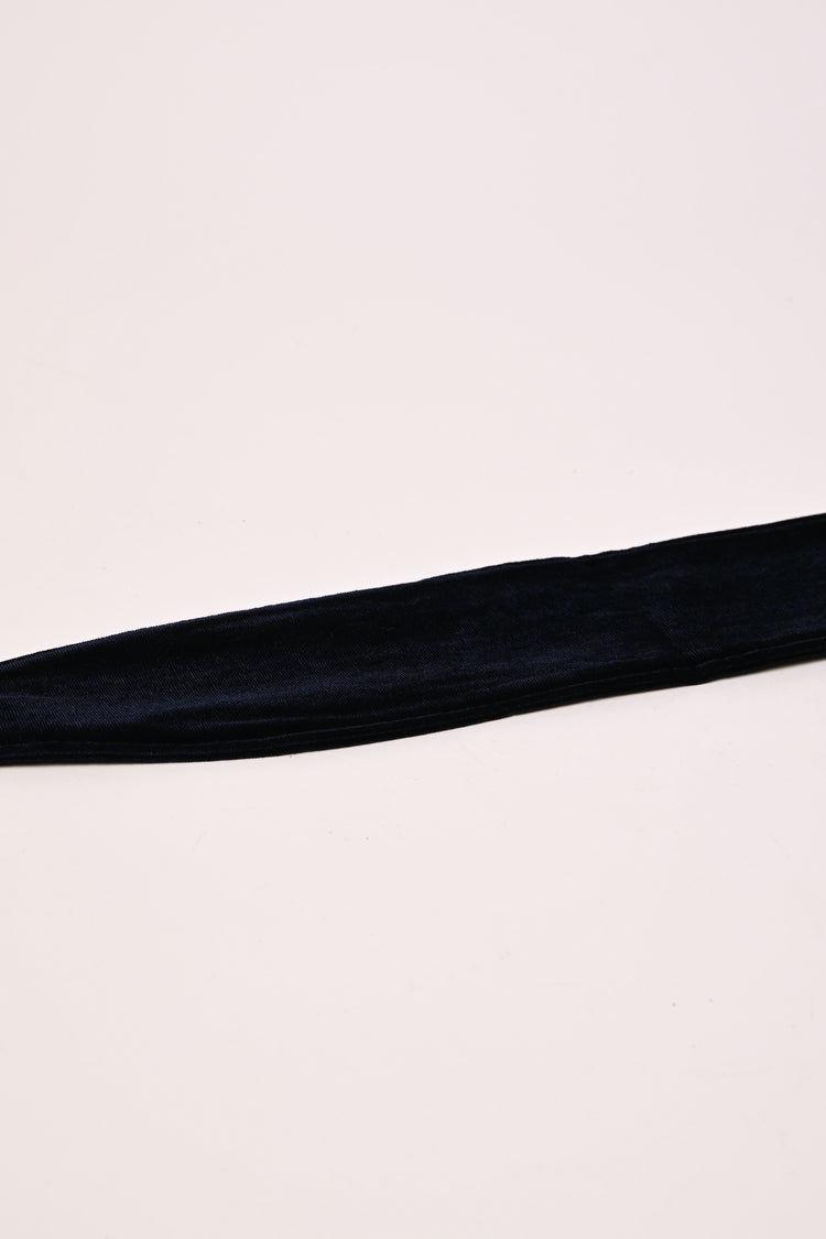 Cintura a fascia in velluto