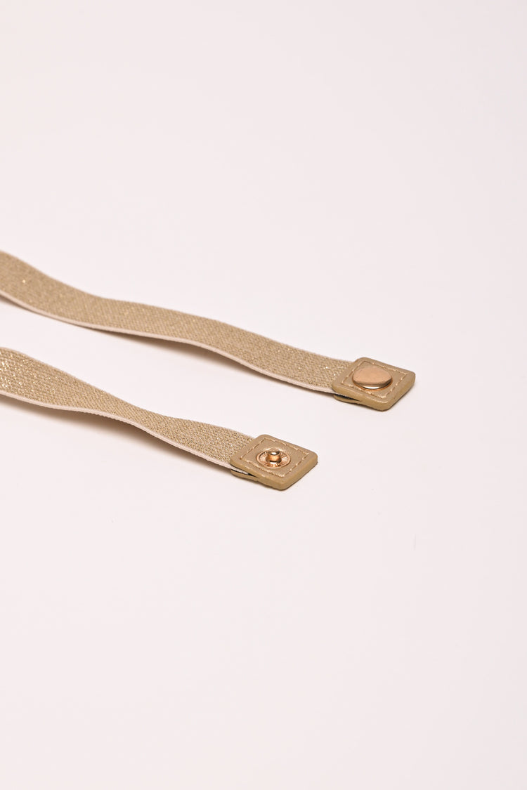 Cintura elastica con treccia