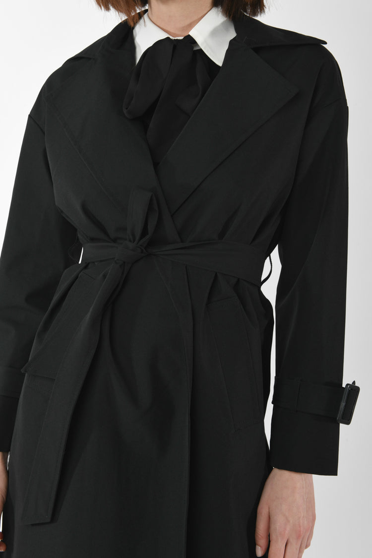Trench oversize con cintura