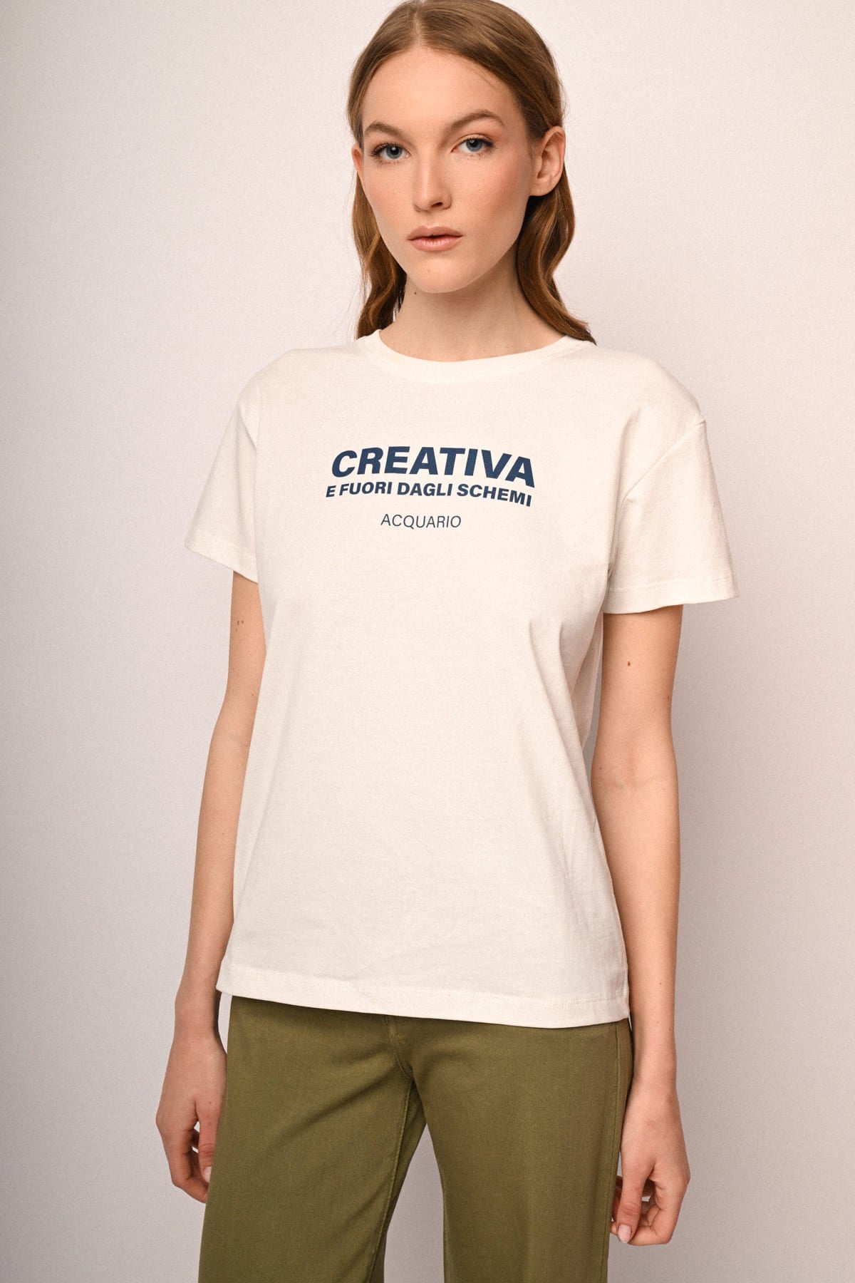 T-shirt Segni Zodiacali Acquario in cotone