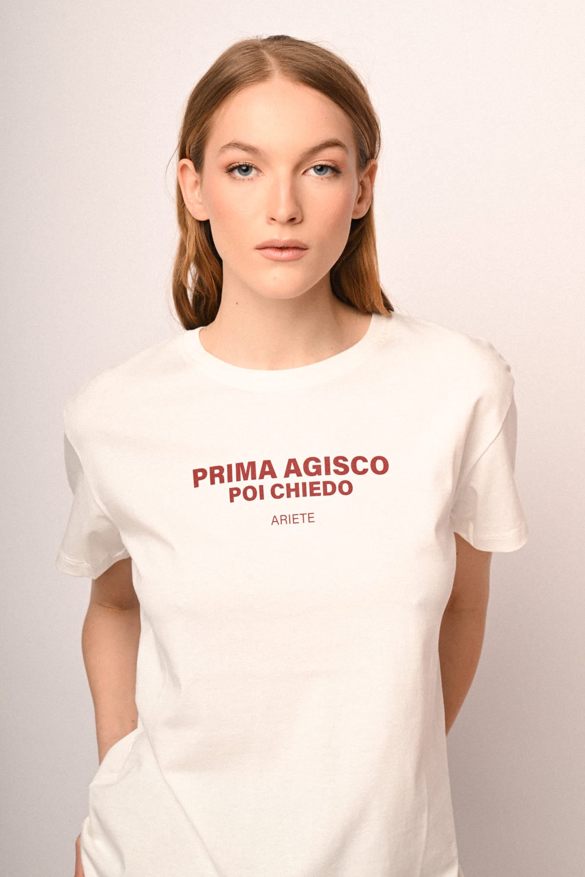 T-shirt Segni Zodiacali Ariete in cotone