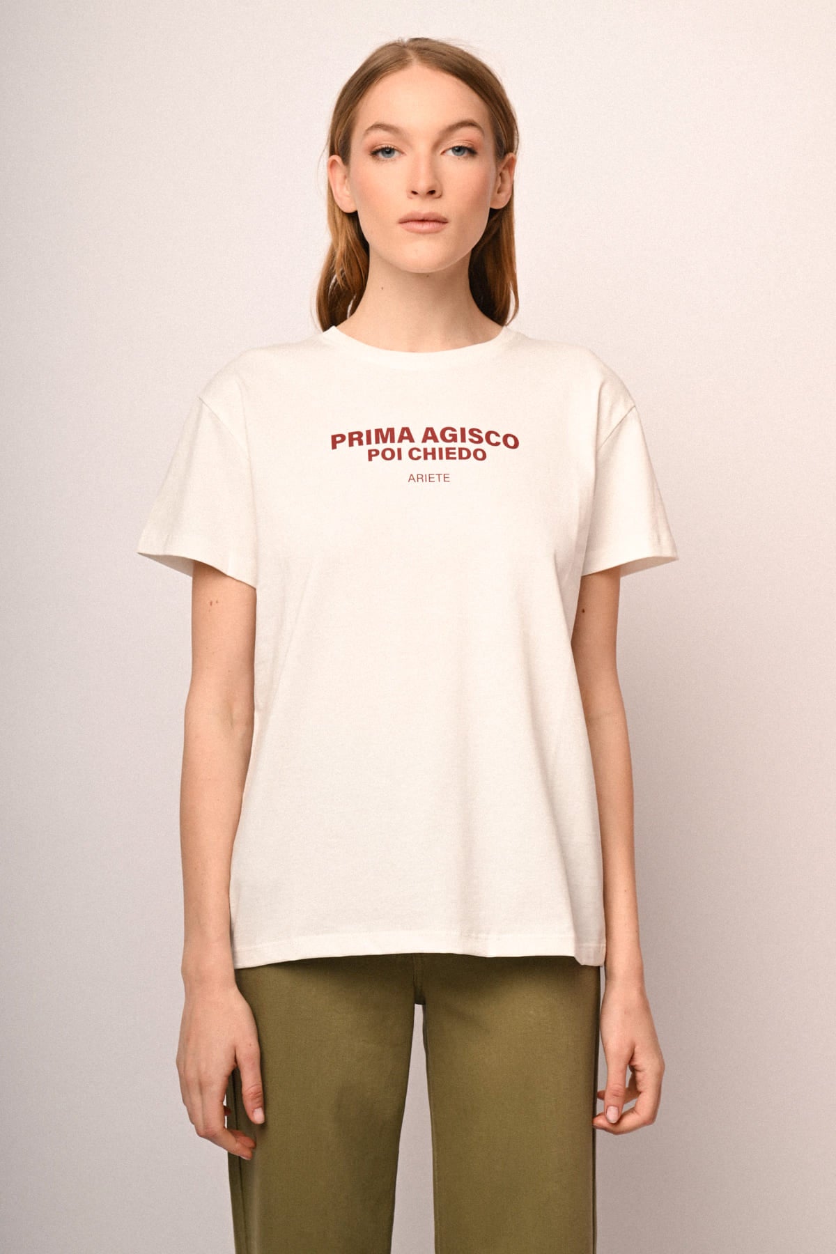 T-shirt Segni Zodiacali Ariete in cotone