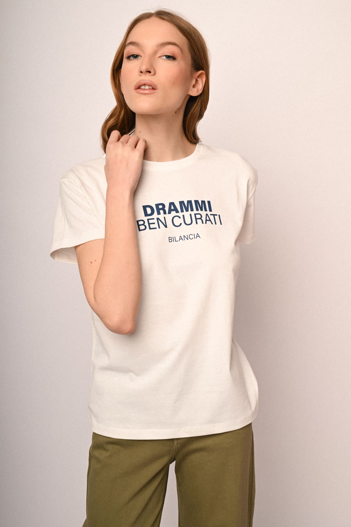 T-shirt Segni Zodiacali Bilancia in cotone