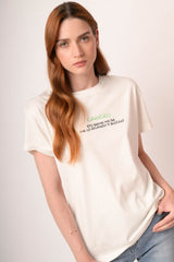 T shirt Cancro in cotone bianco