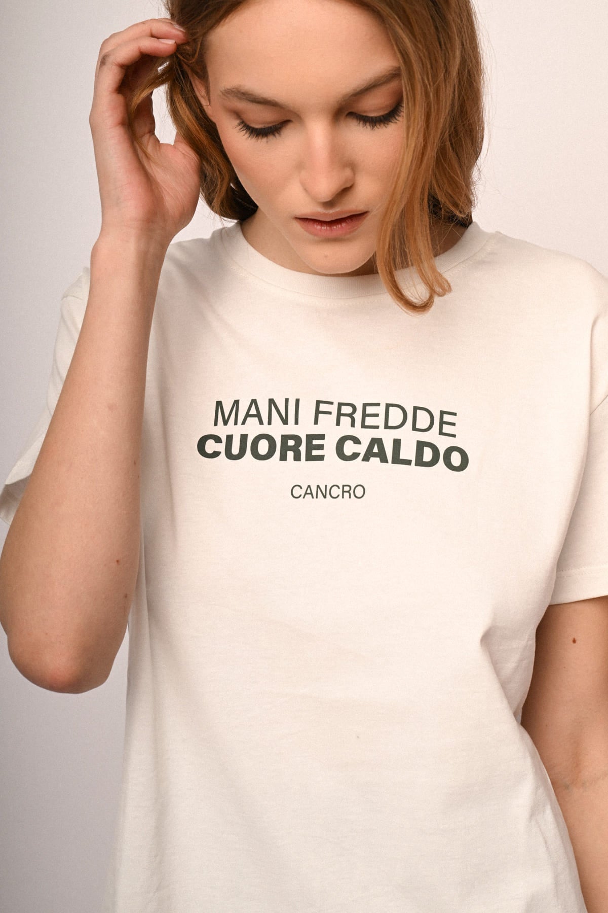 T-shirt Segni Zodiacali Cancro in cotone