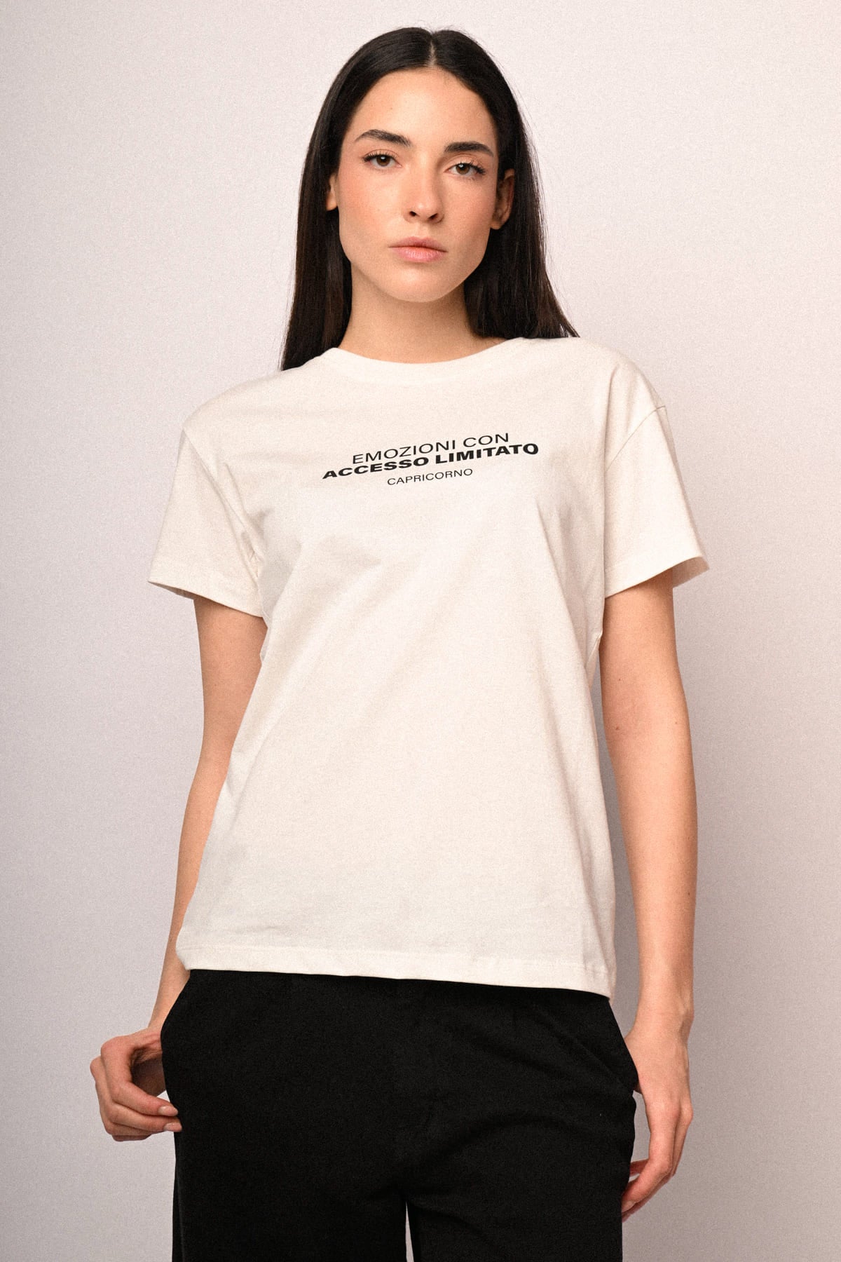 T-shirt Capricorno con scritta