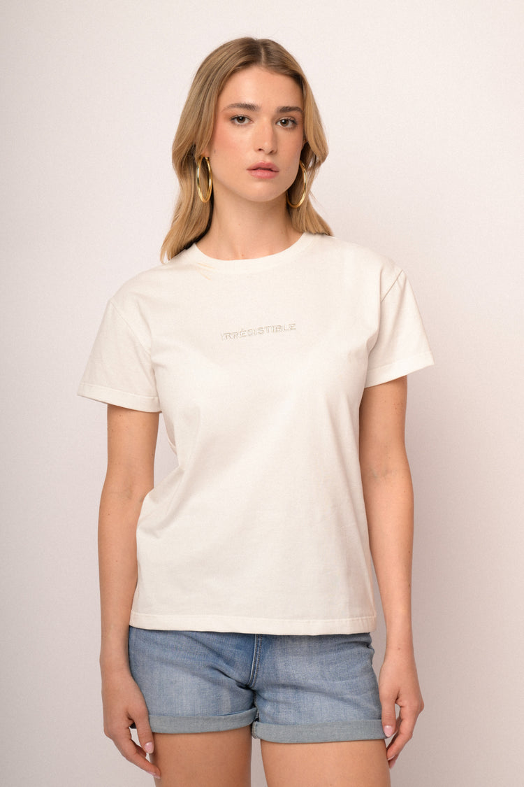 T-shirt Irrésistible in cotone