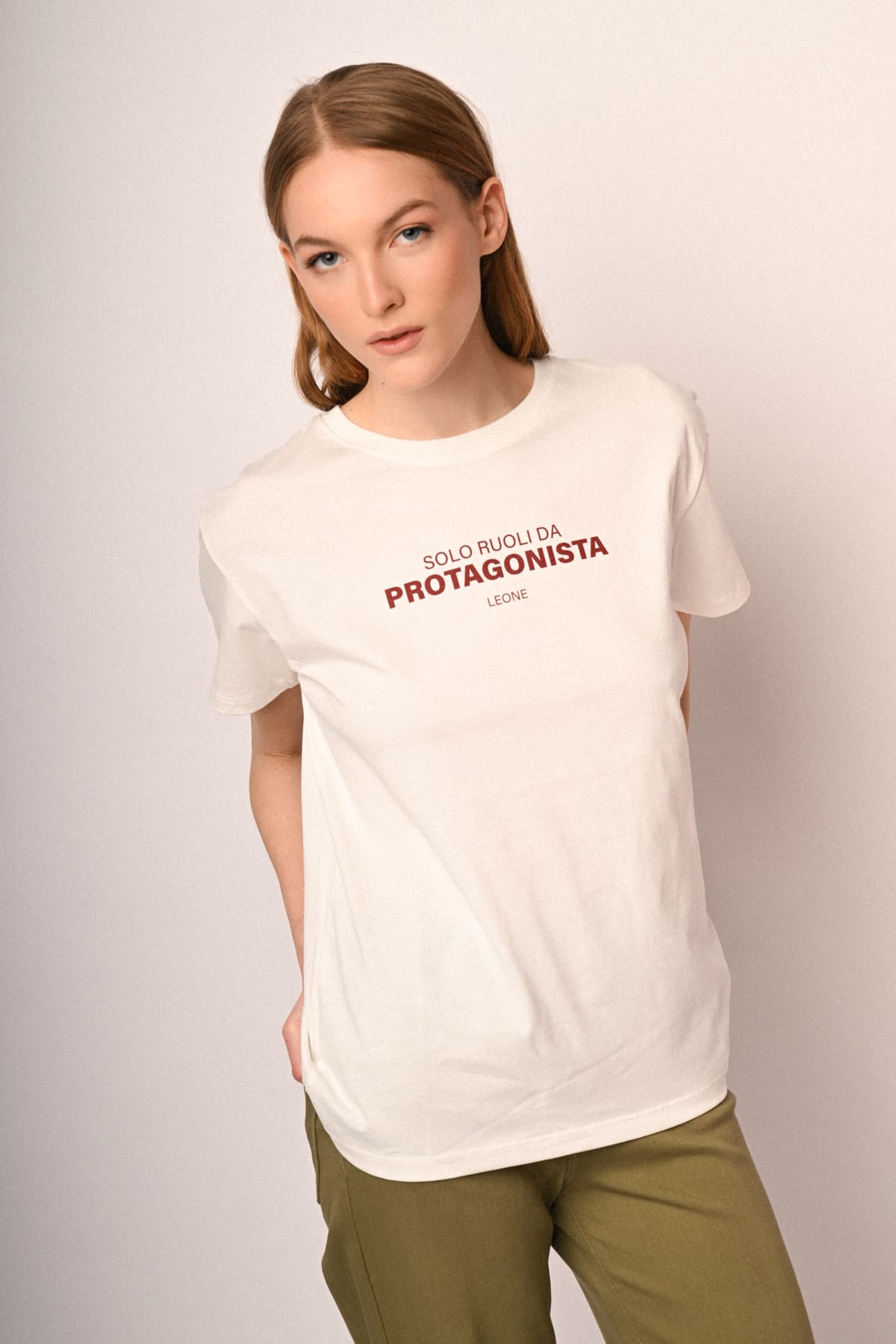 T-shirt Segni Zodiacali Leone in cotone