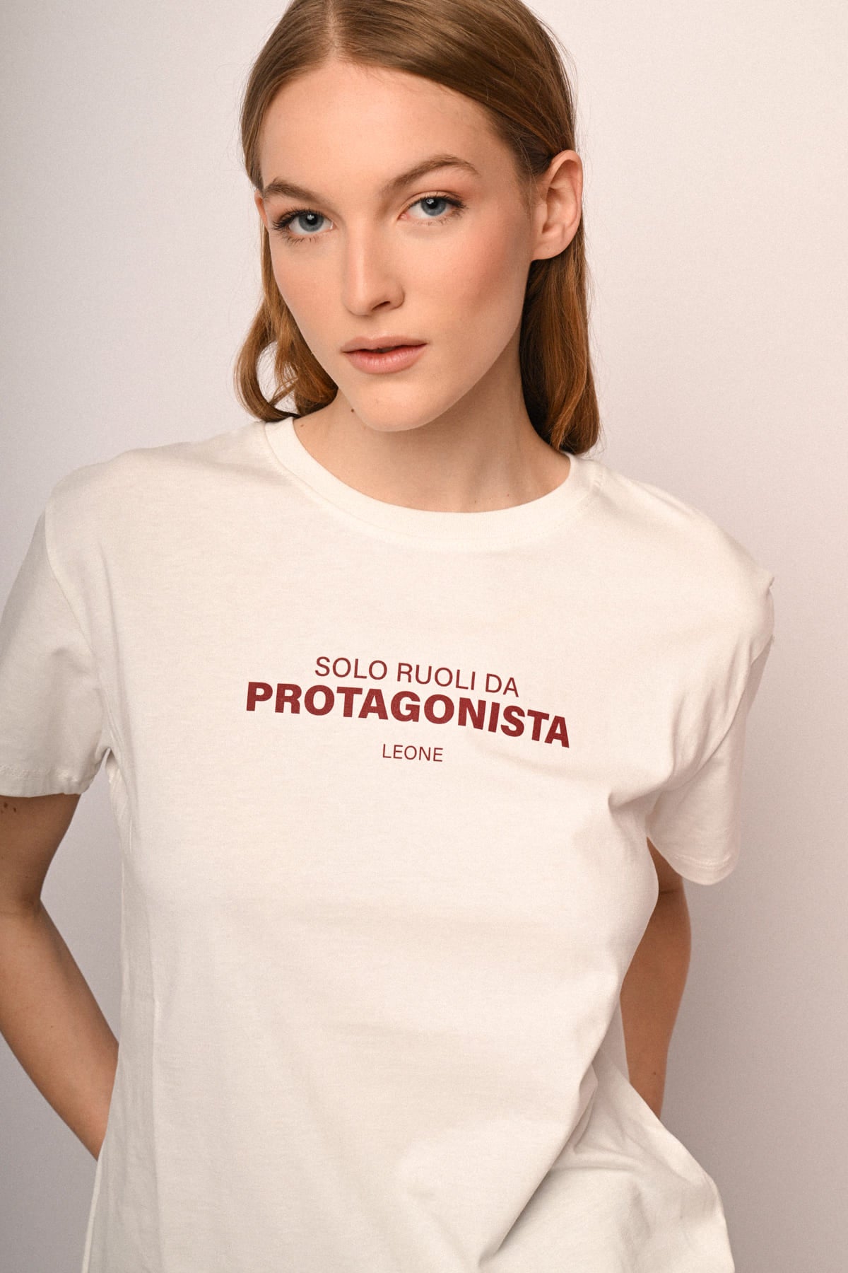 T-shirt Segni Zodiacali Leone in cotone