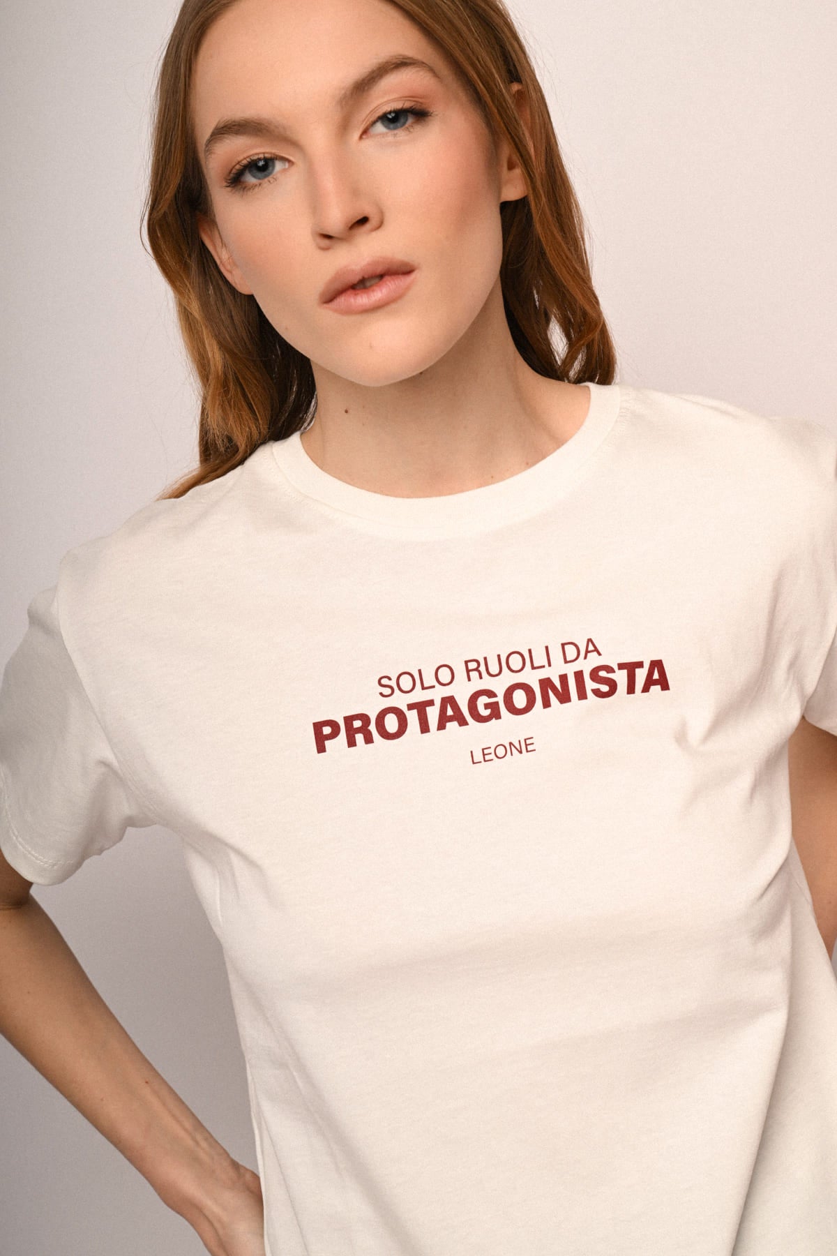 T-shirt Segni Zodiacali Leone in cotone