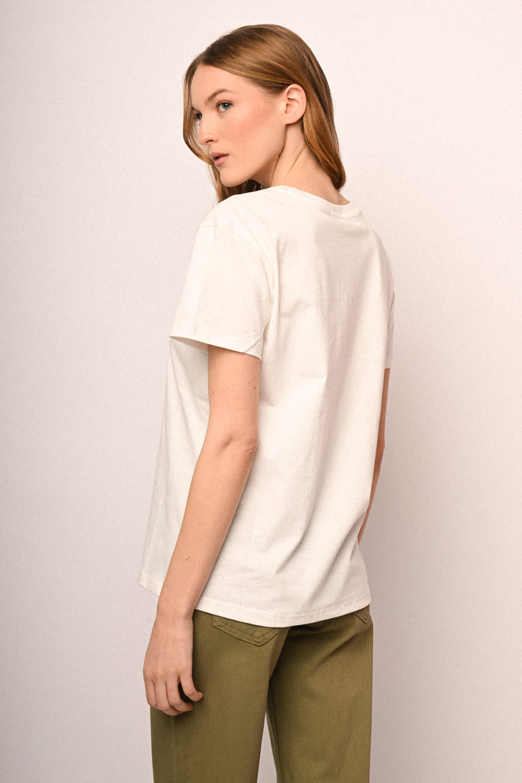 T-shirt Segni Zodiacali Leone in cotone