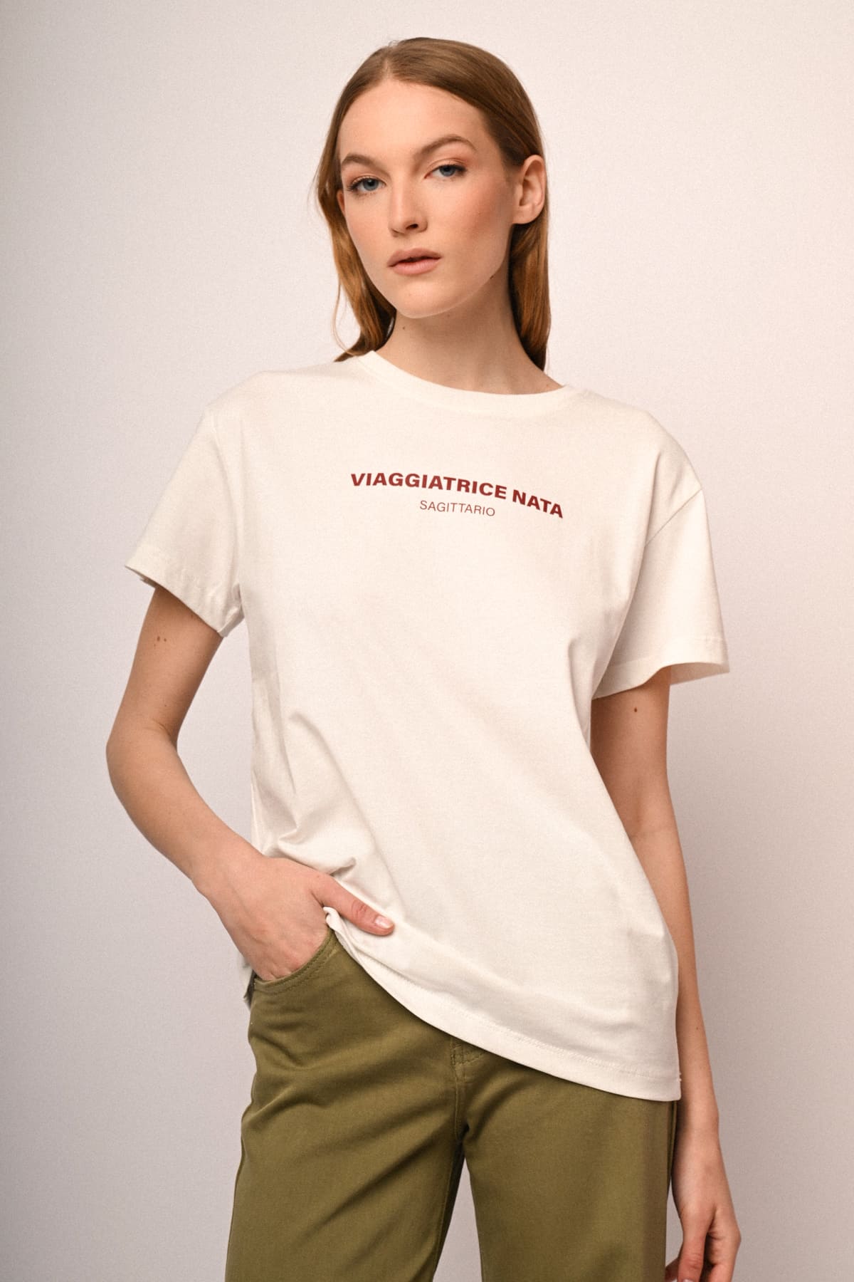 T-shirt Segni Zodiacali Sagittario in cotone