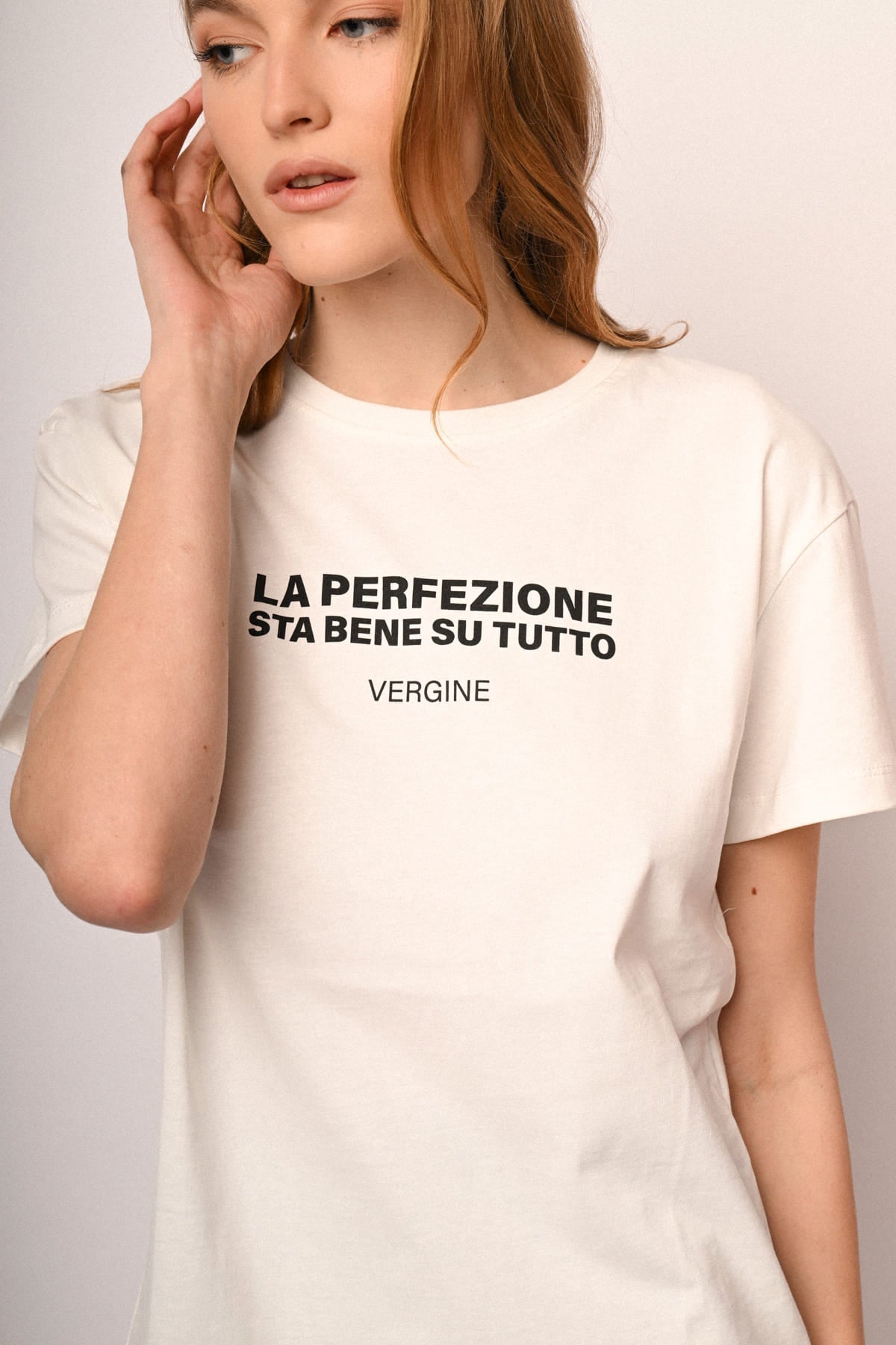 T-shirt Segni Zodiacali Vergine in cotone