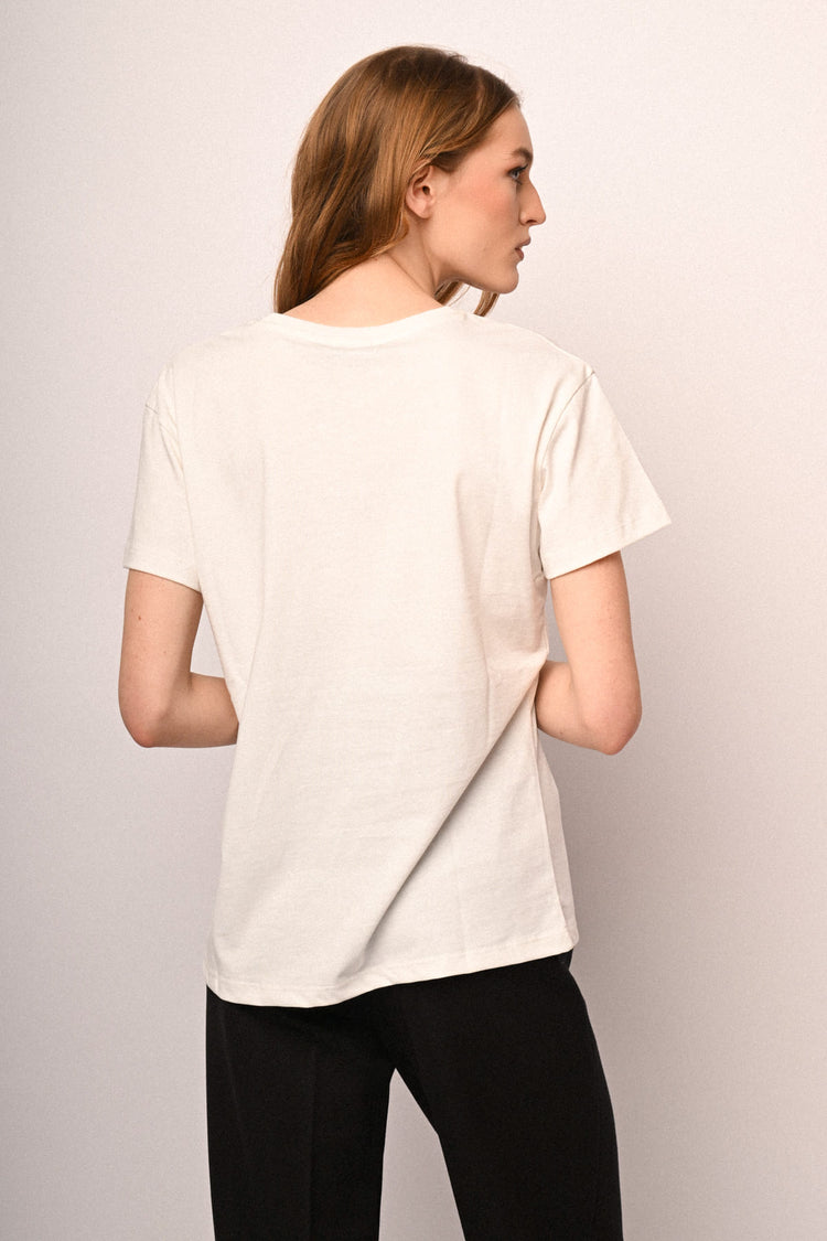 T-shirt Segni Zodiacali Vergine in cotone