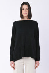 Pull oversize con spacchetti