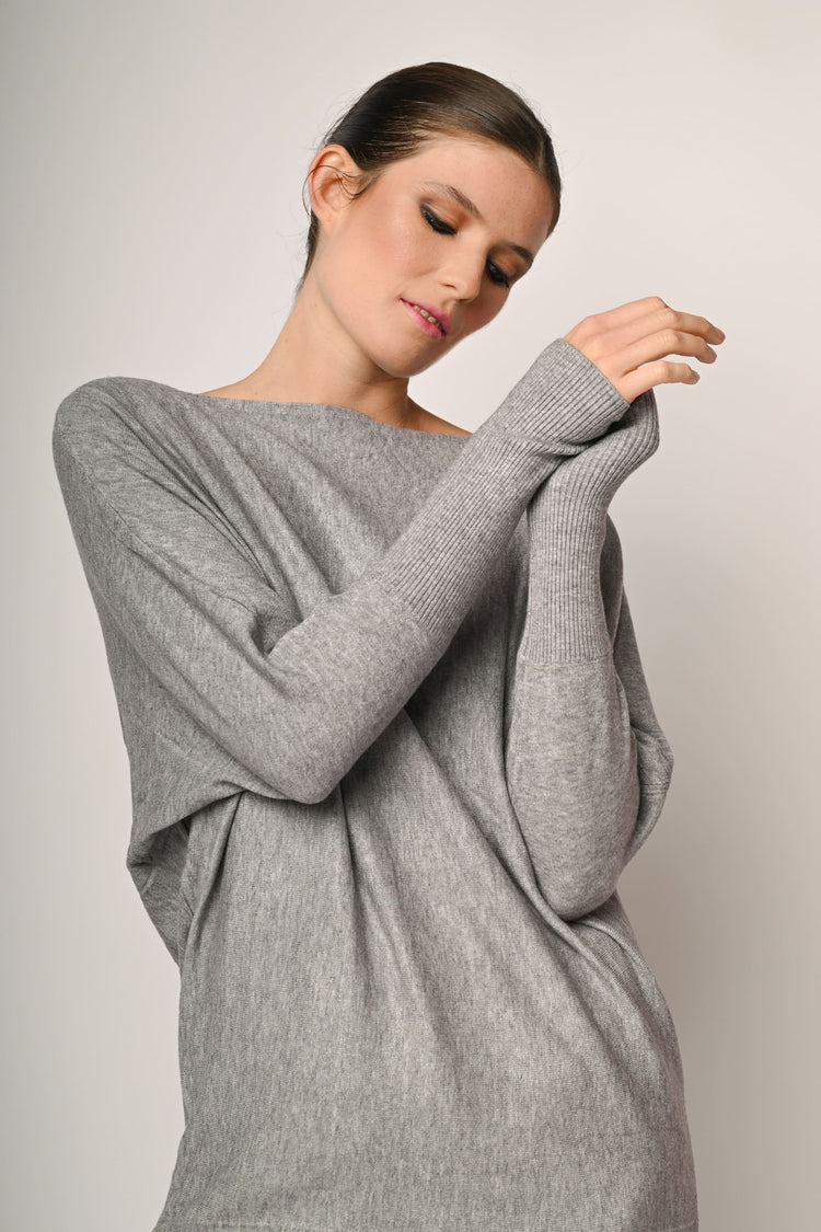 Pull oversize alla Bardot