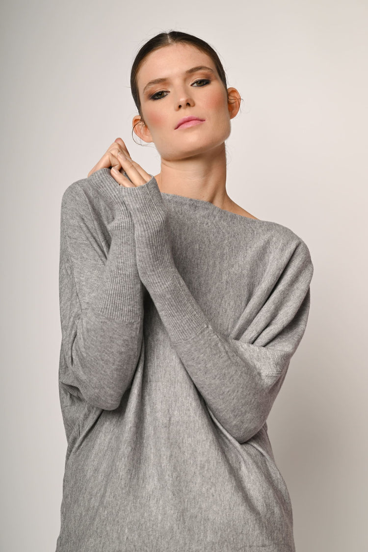 Pull oversize alla Bardot