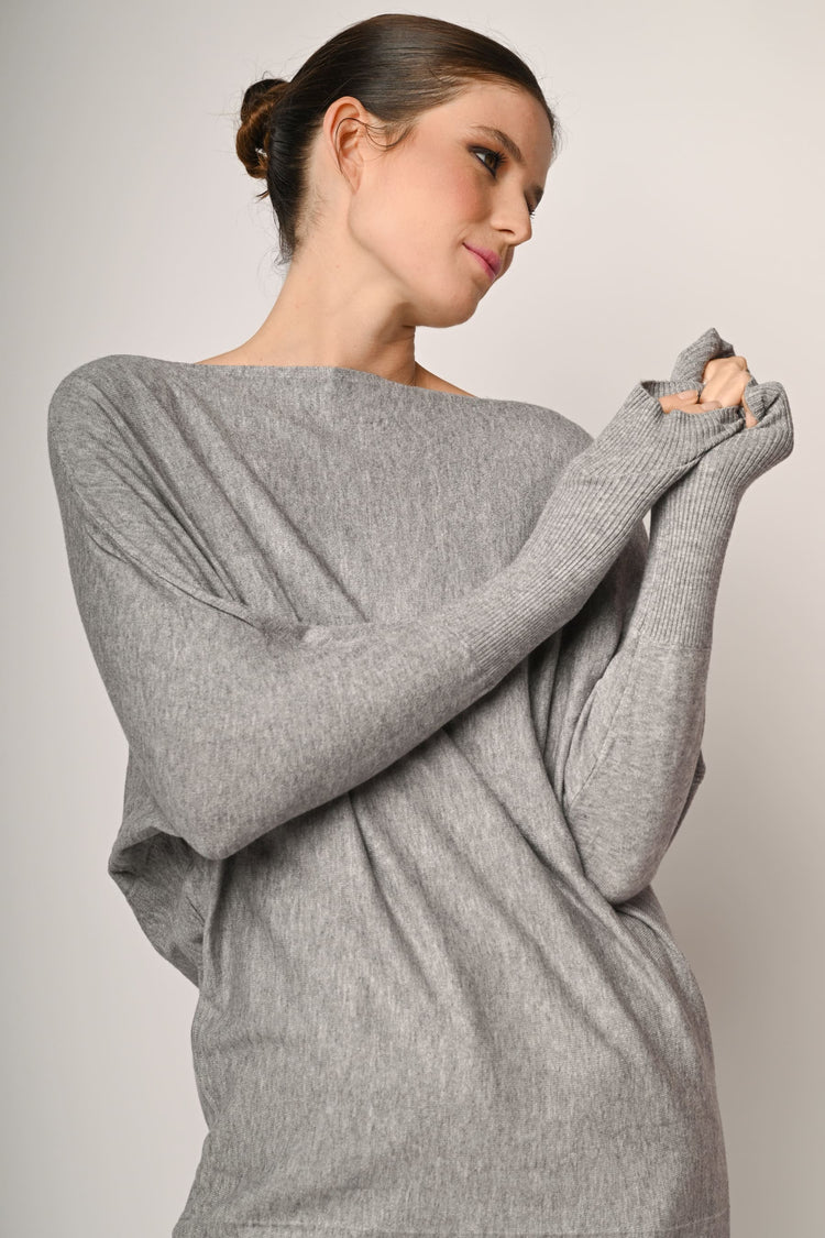 Pull oversize alla Bardot
