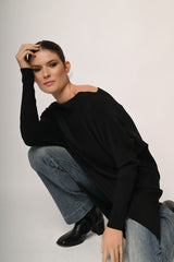Pull oversize alla Bardot