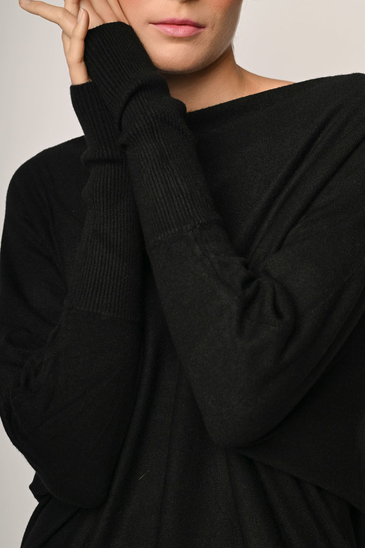 Pull oversize alla Bardot