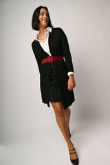 Cardigan lungo con tasche