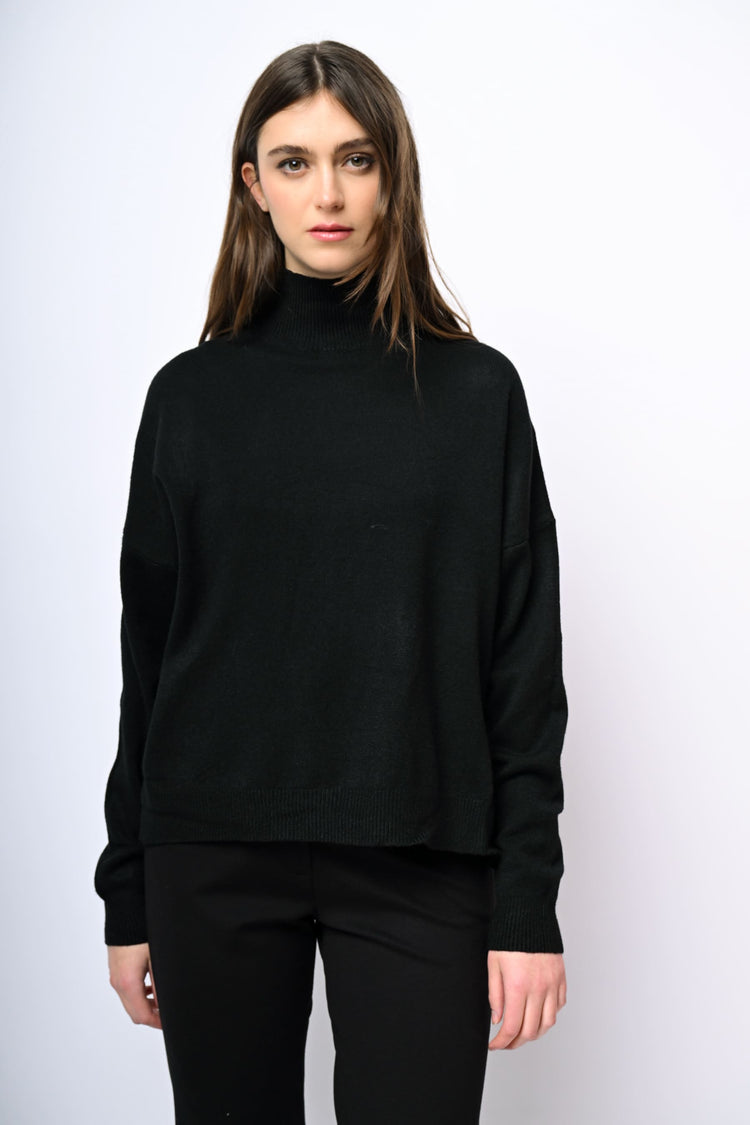 Lupetto oversize e asimmetrico