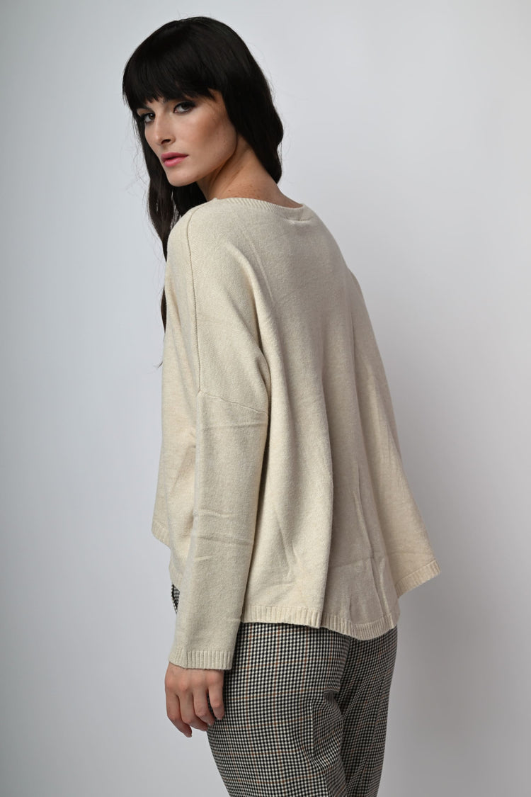 Pull oversize misto viscosa