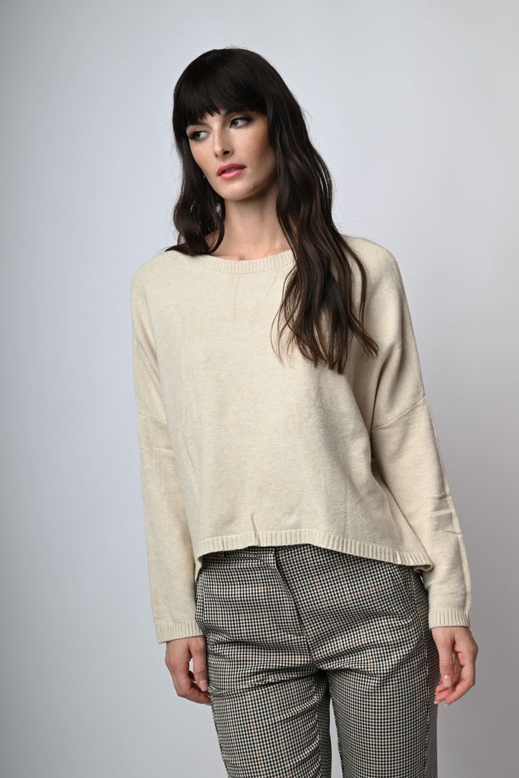 Pull oversize misto viscosa