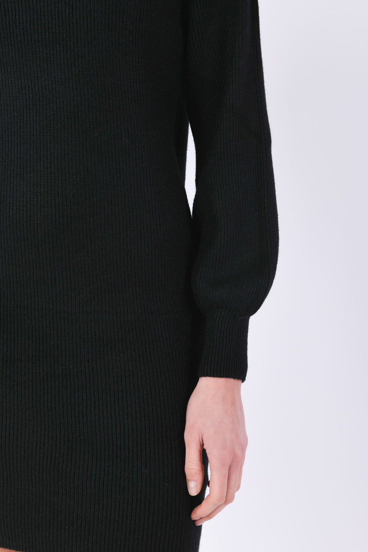 Mini abito in maglia a costine